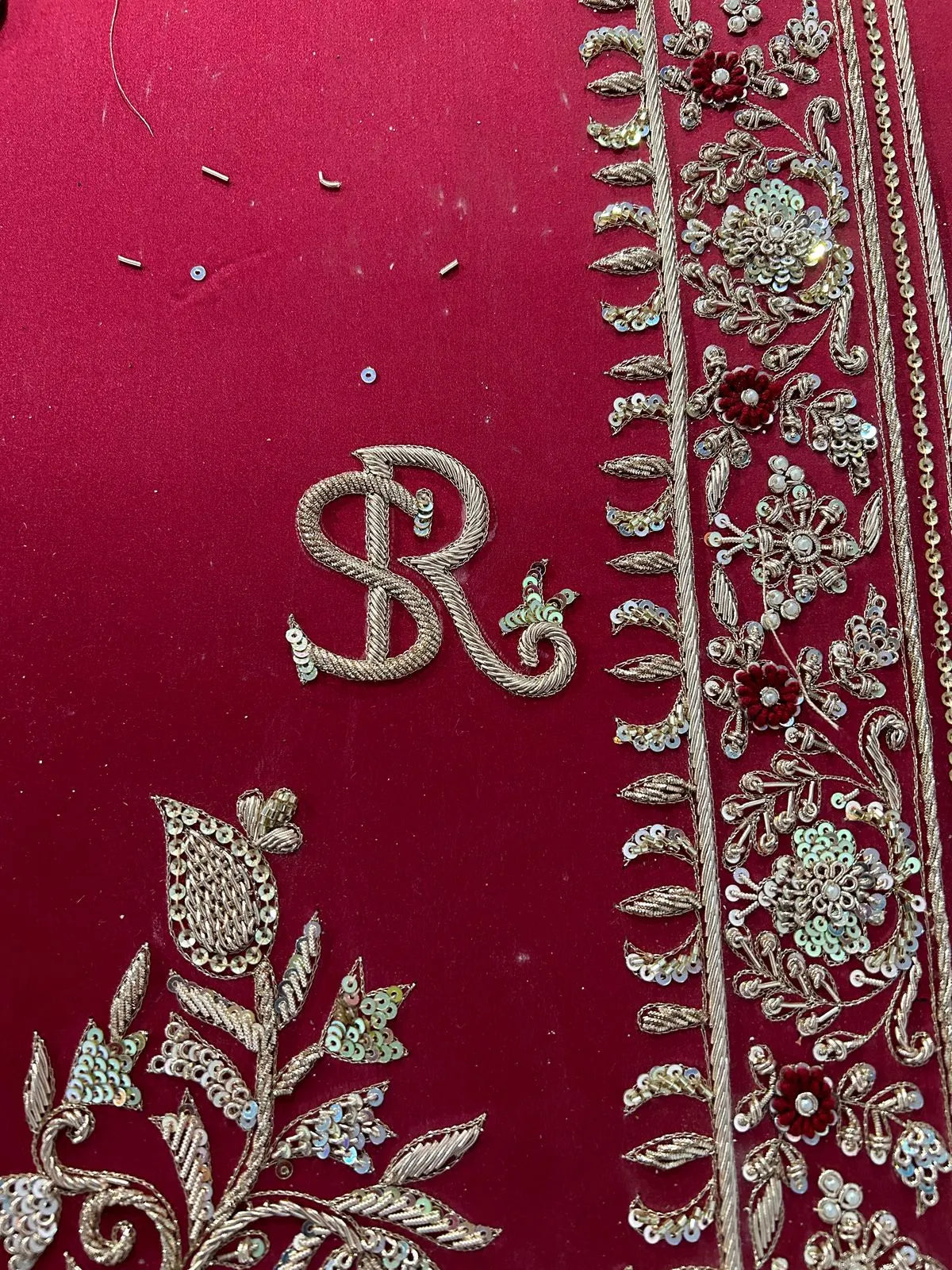 The monogram, up close
