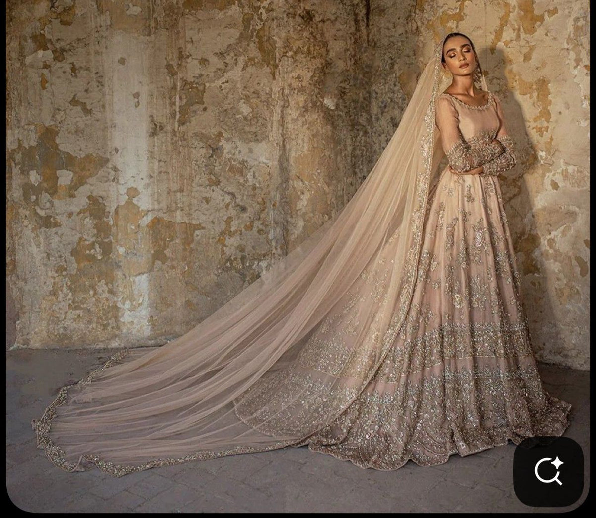 The veil she imagined