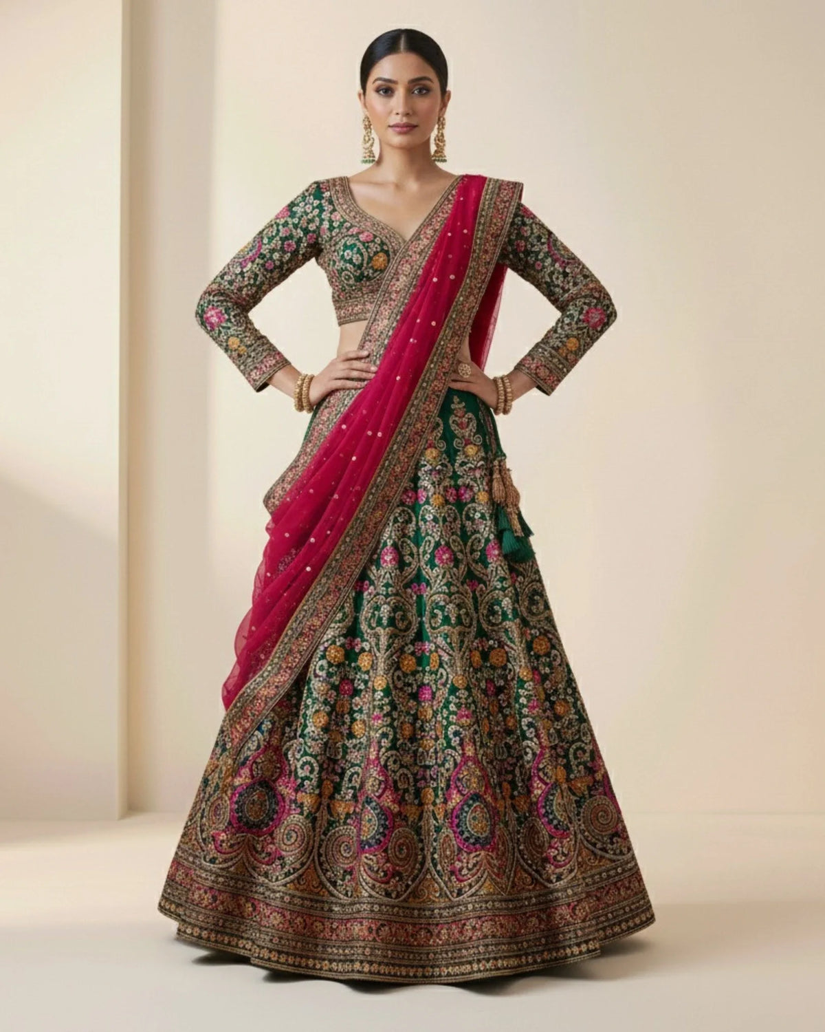 Embroidered Lehenga