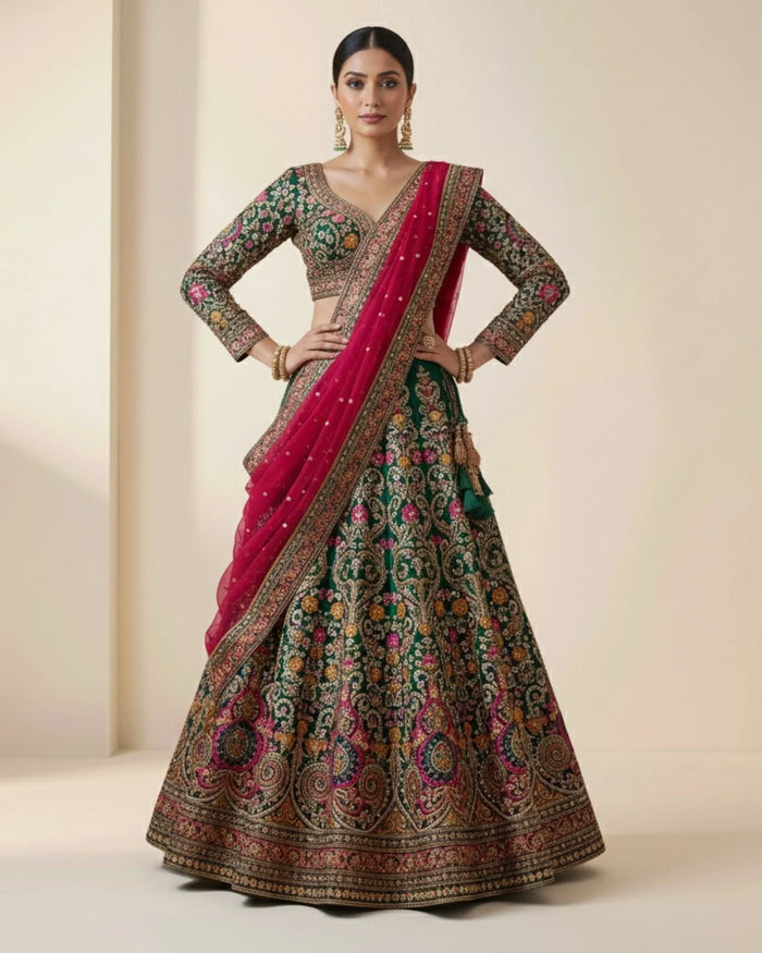 Embroidered Lehenga