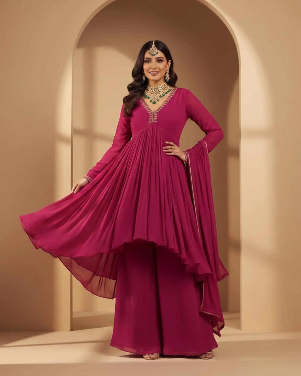 Peplum Anarkalis