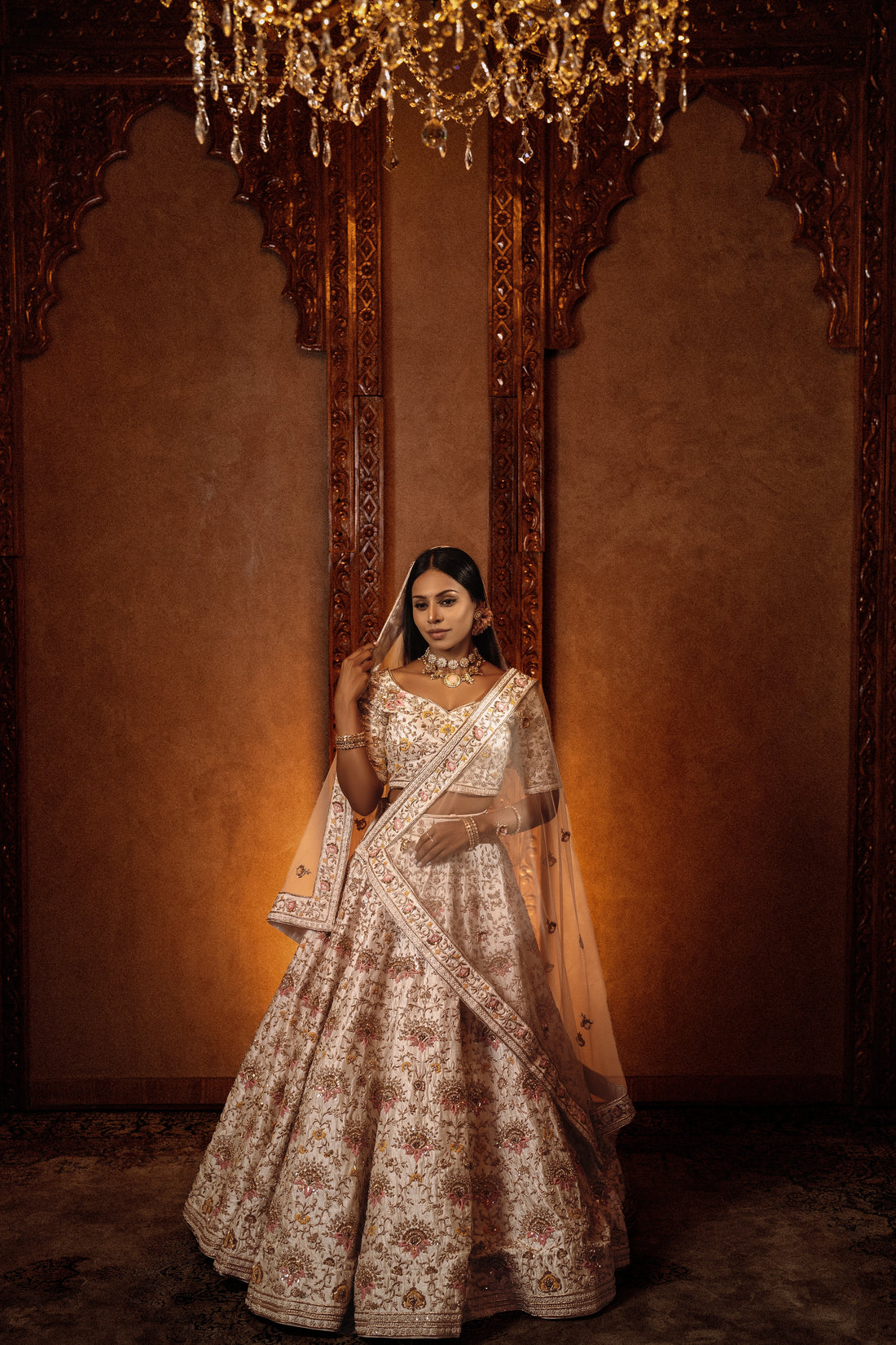 Ivory zardosi